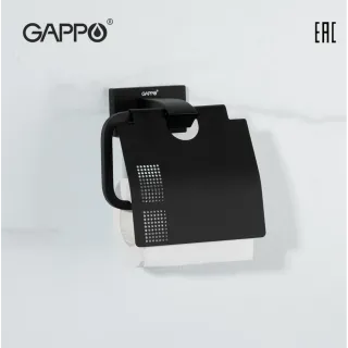 Держатель для туалетной бумаги Gappo G0703-6 чёрный